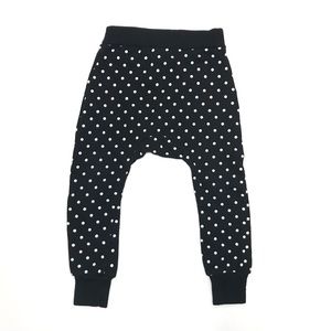 beau loves black sweatpant jogger polka dot davenport pant baggy sweat unisex